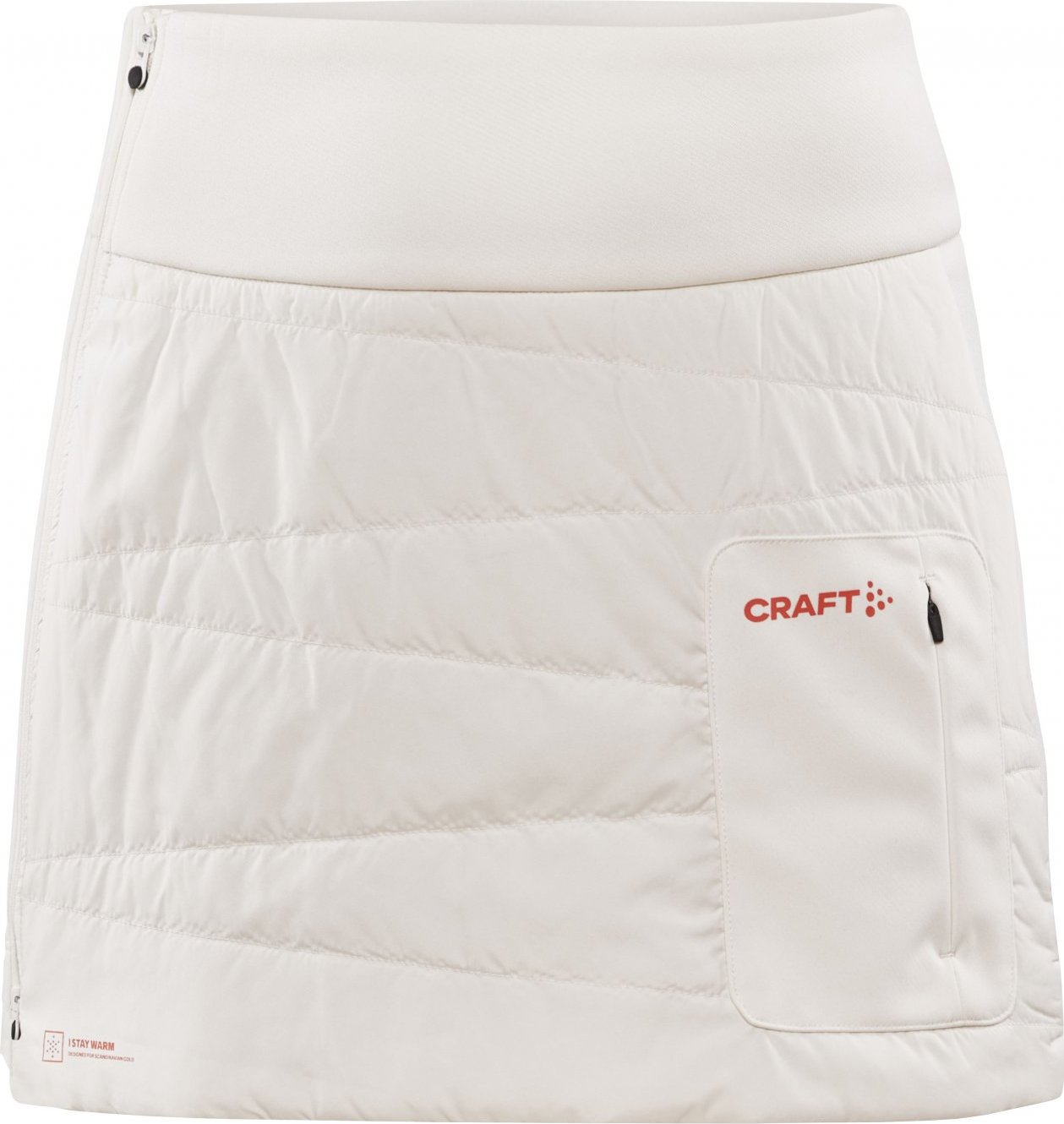 Dámská prošívaná sukně CRAFT Core Nordic Training Insulate šedá Velikost: S