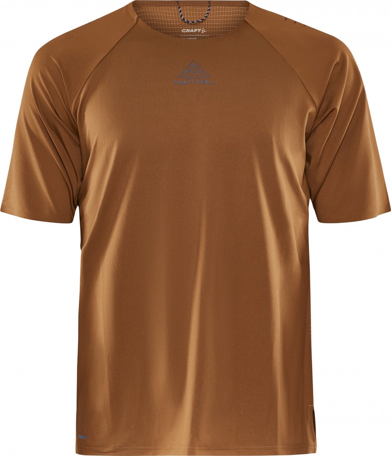 Pánské běžecké triko CRAFT Pro Trail Ss hnědé Velikost: M