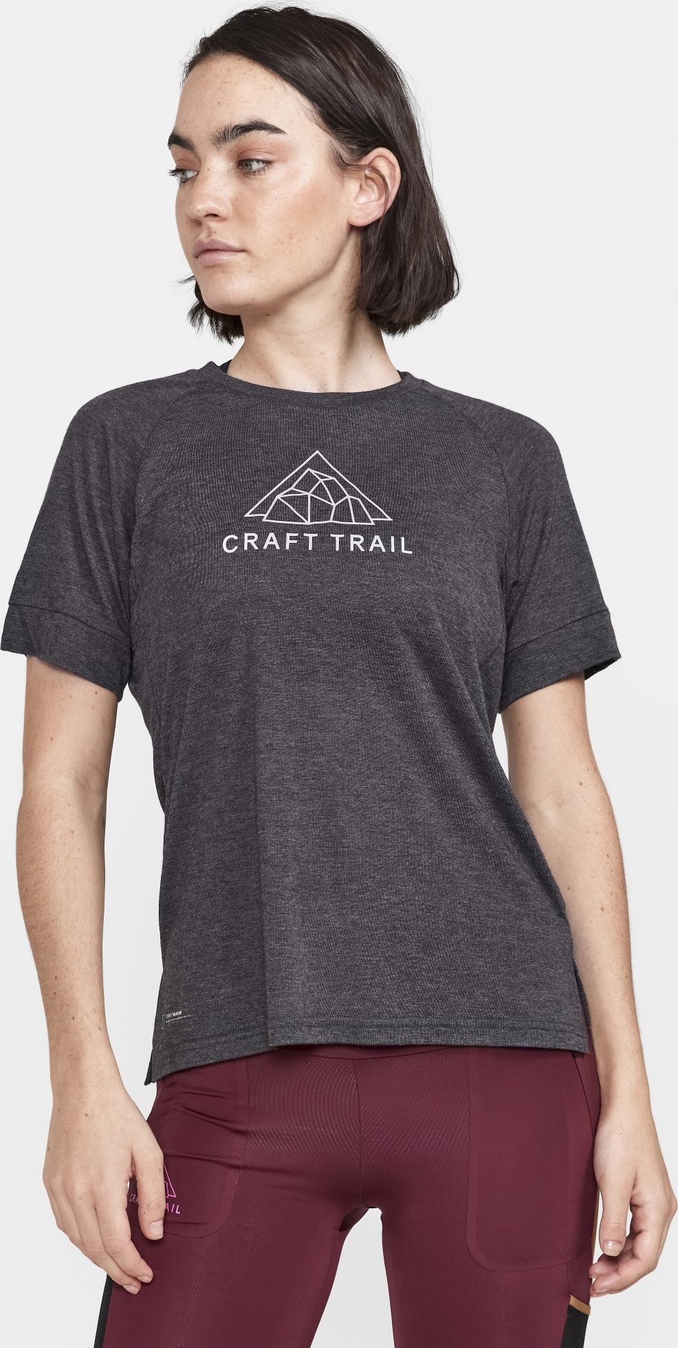 Dámské sportovní triko CRAFT Adv Trail Wool SS černé Velikost: XL