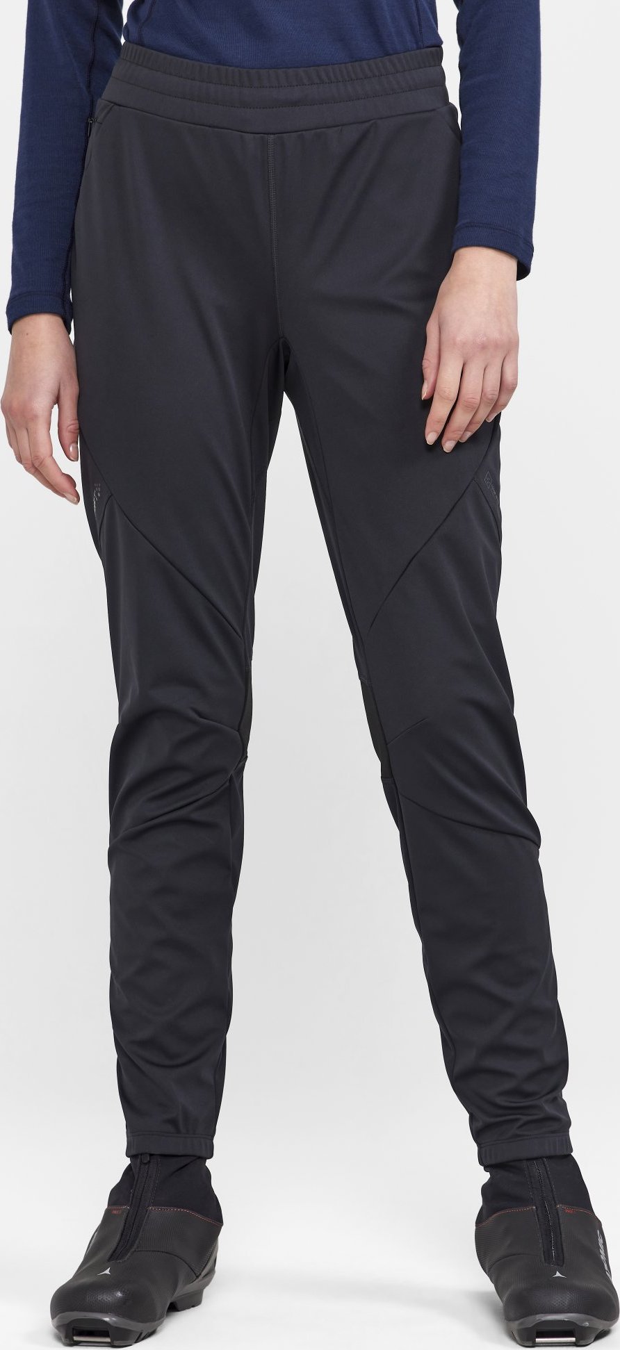 Dámské softshellové kalhoty CRAFT Core Nordic Training černé Velikost: XL