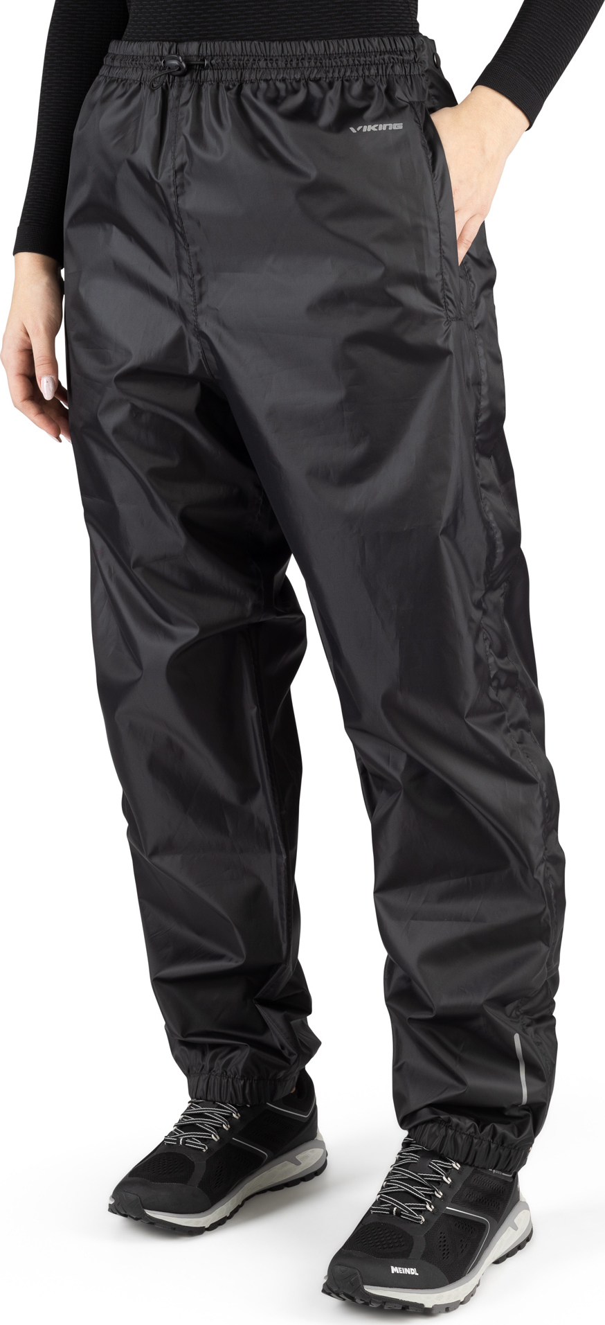 Dámské outdoorové kalhoty VIKING Rainier Full Zip Pants černá Velikost: S