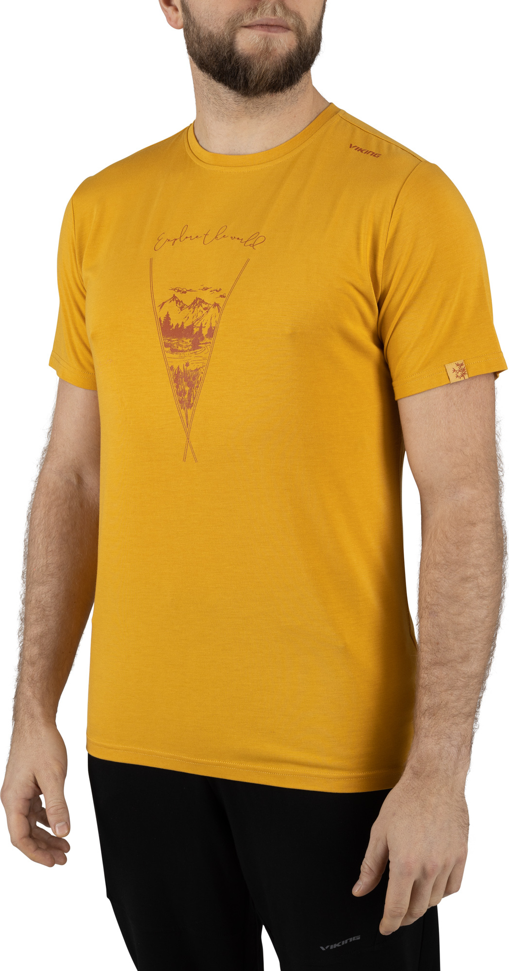 Pánské tričko VIKING Hopi žlutá Velikost: M