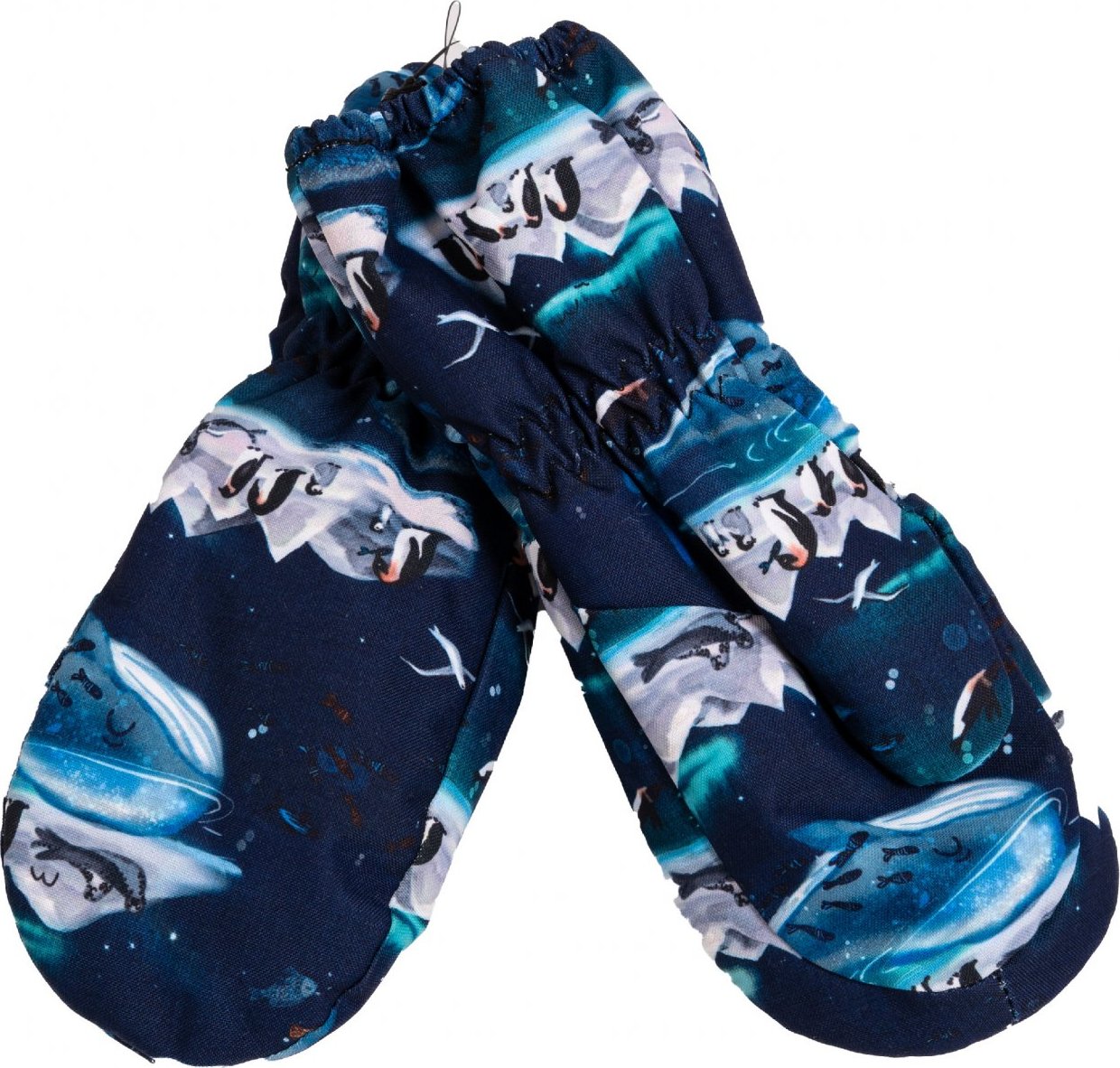 Dětské zimní rukavice UNUO Snow, Tučňáci Velikost: XL