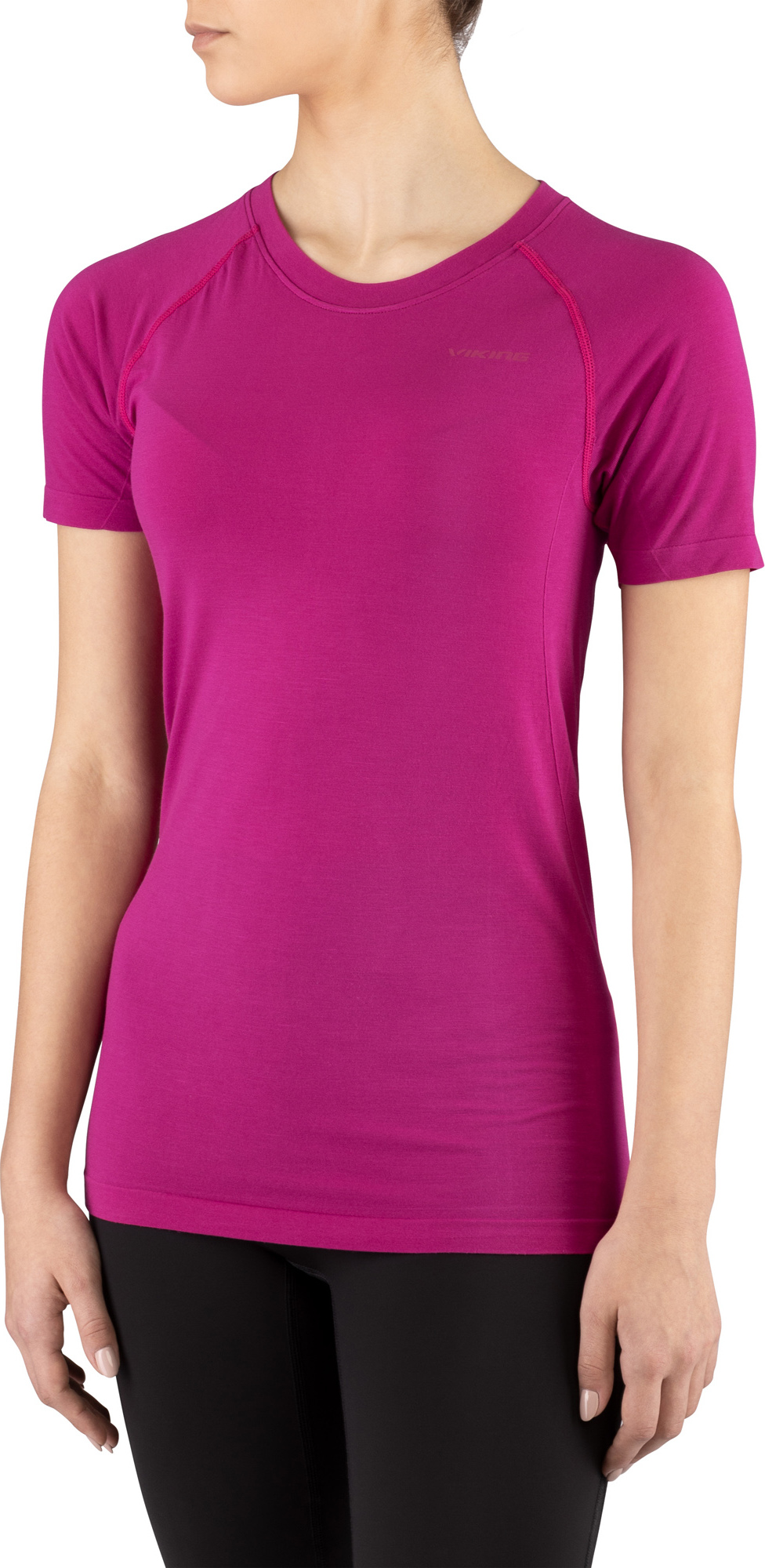 Dámské triko s krátkým rukávem VIKING Lockness T-Shirt fialová Velikost: M