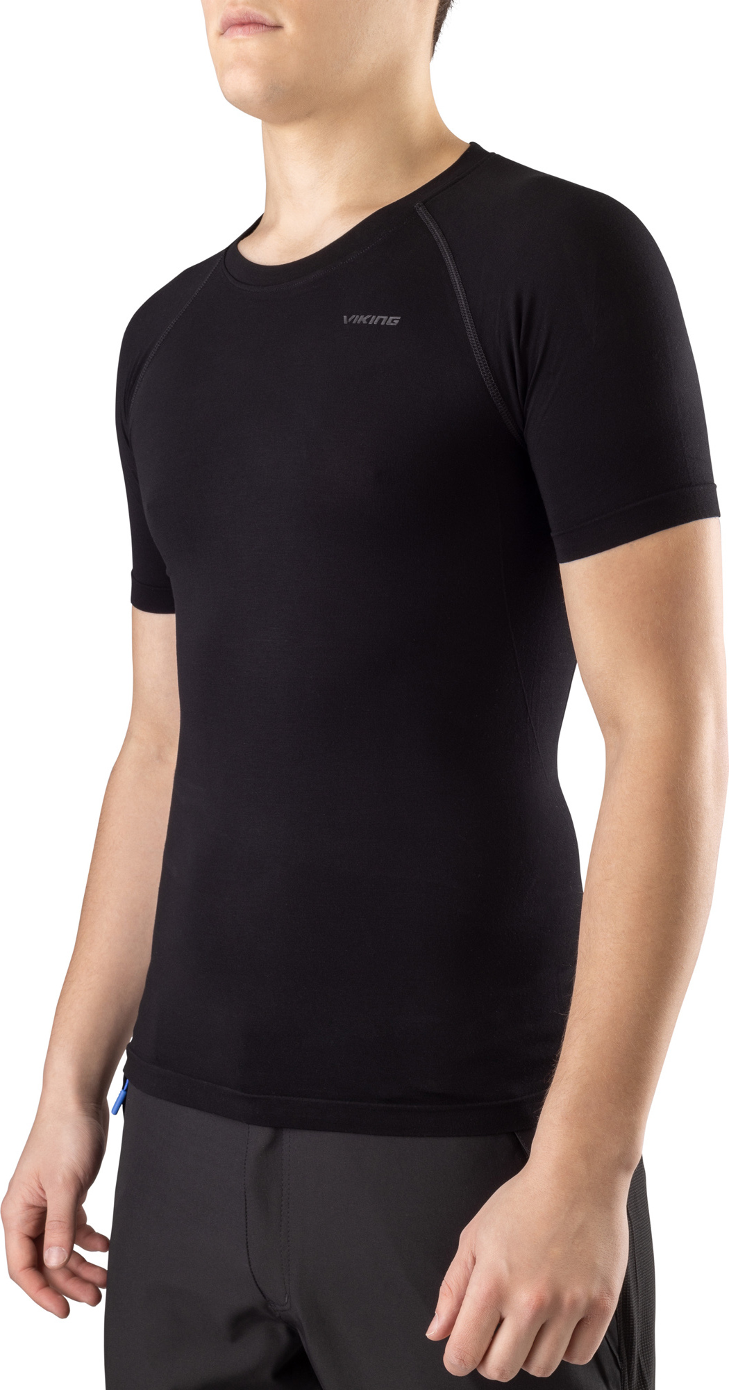 Pánské triko s krátkým rukávem VIKING Lockness T-Shirt černá Velikost: M