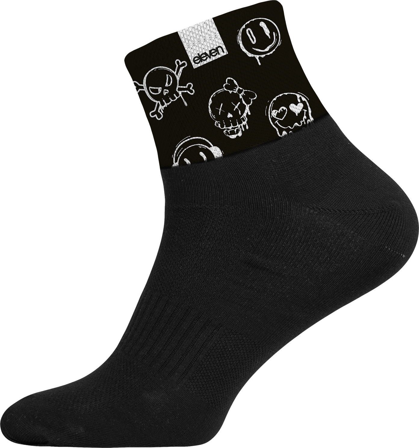 Ponožky ELEVEN Huba Skullies Black Velikost: S (36-38)