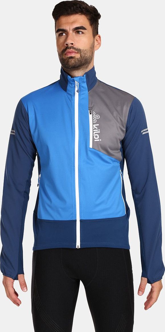 Pánská běžecká bunda KILPI Nordim modrá Velikost: L