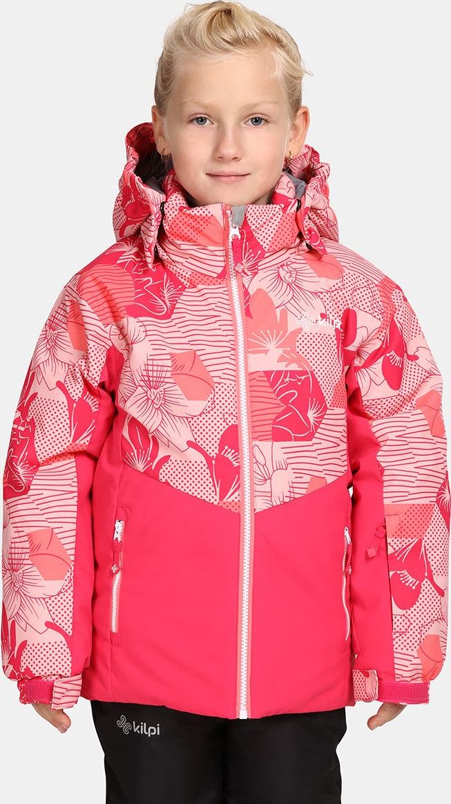 Dívčí lyžařská bunda KILPI Samara růžová Velikost: 98