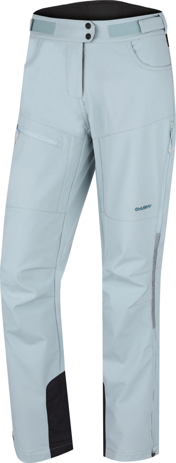 Dámské softshellové kalhoty HUSKY Keson L modré Velikost: M