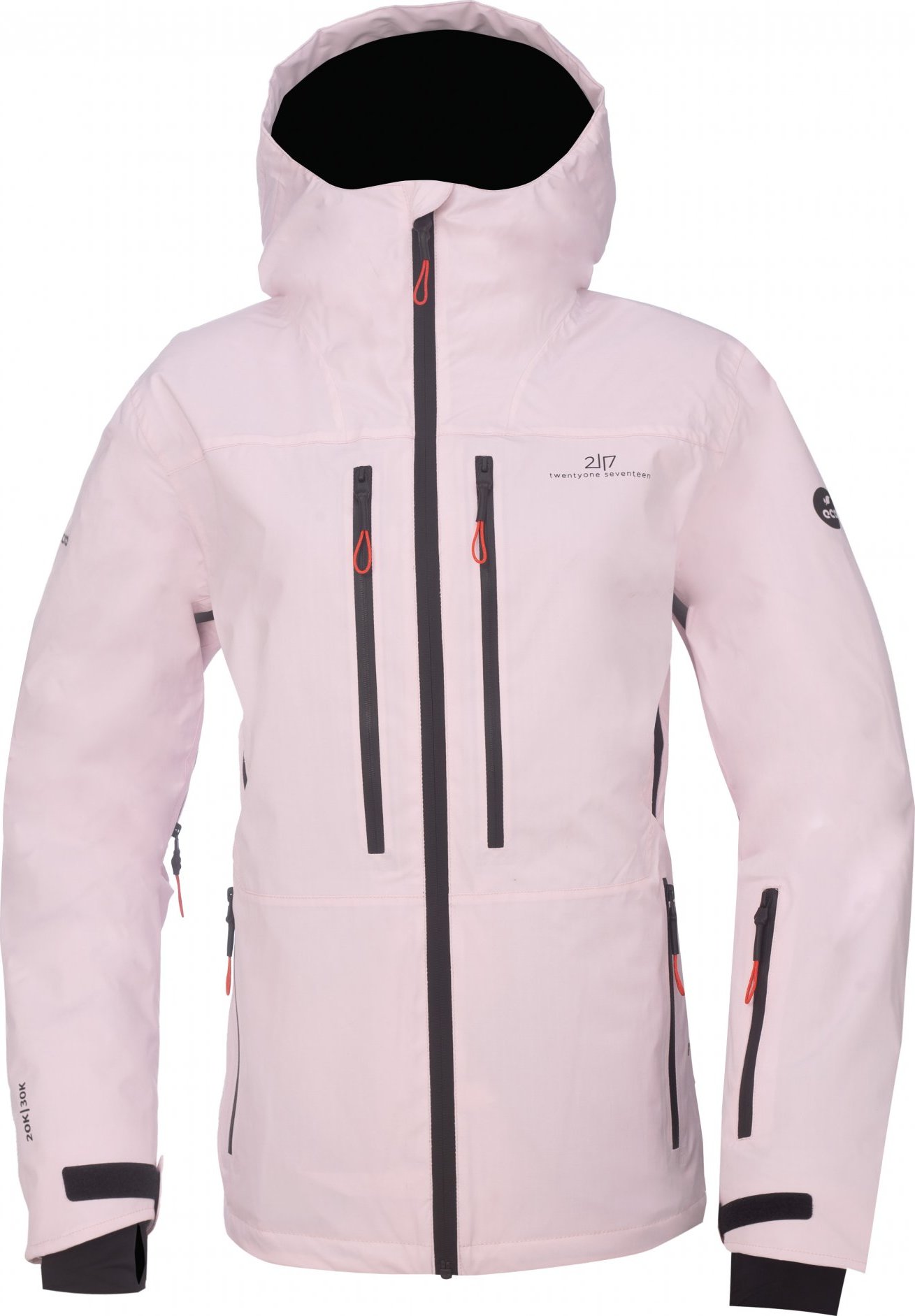 Dámská lyžařská membránová bunda 2117 Ebbared růžová Velikost: L