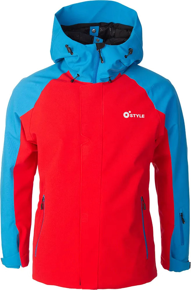Pánská lyžařská bunda O'STYLE Club červenomodrá Velikost: 2XL