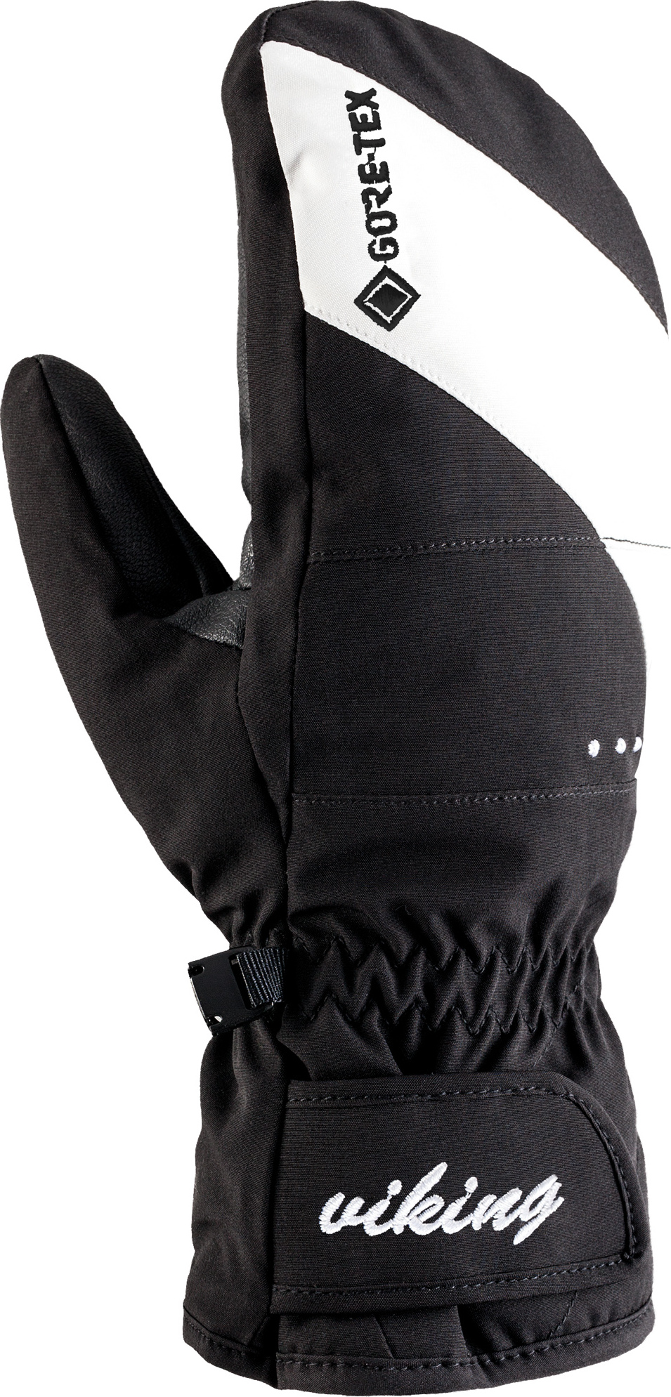 Dámské lyžařské palčáky VIKING Sherpa GTX® Mitten černobílá Velikost: 6