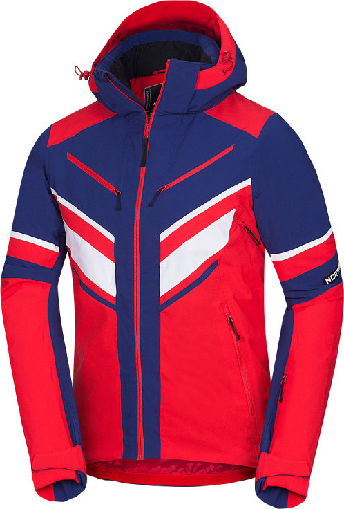 Pánská lyžařská bunda NORTHFINDER Earl červená Velikost: S