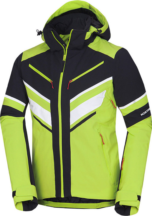 Pánská lyžařská bunda NORTHFINDER Earl zelená Velikost: S
