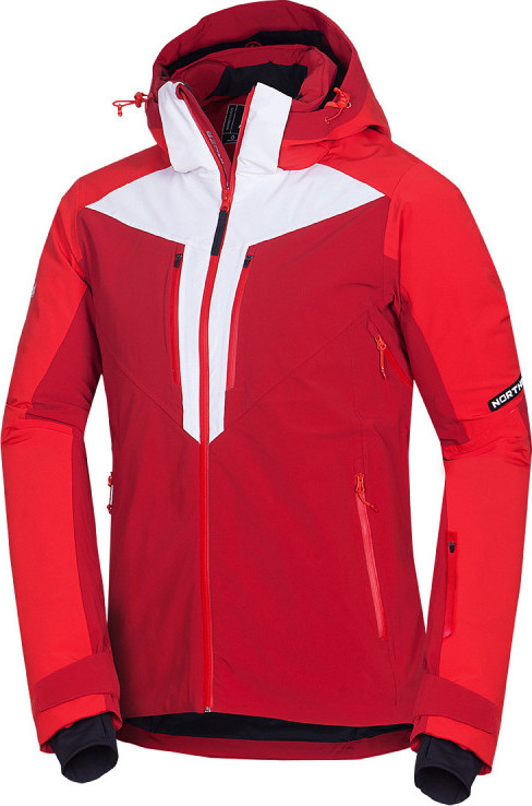 Pánská lyžařská bunda NORTHFINDER Stephan červená Velikost: S