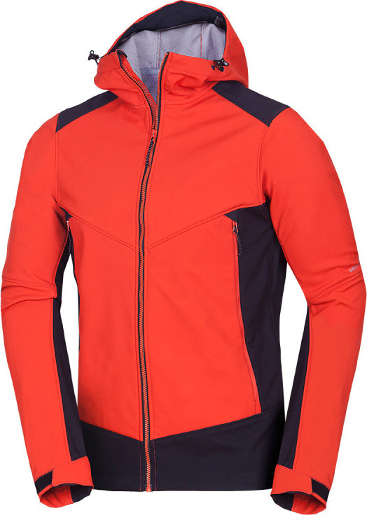 Pánská softshellová bunda NORTHFINDER Morris červená Velikost: 2XL