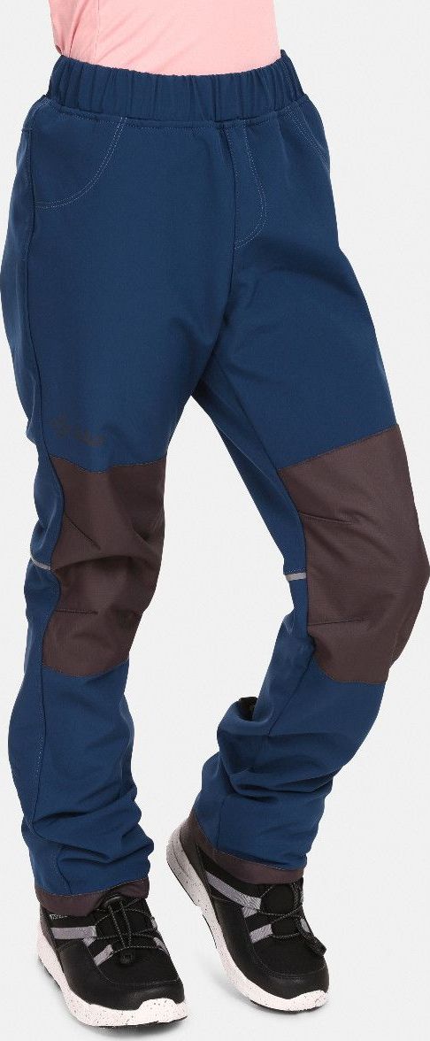 Dětské softshellové kalhoty KILPI Rizo modré Velikost: 122