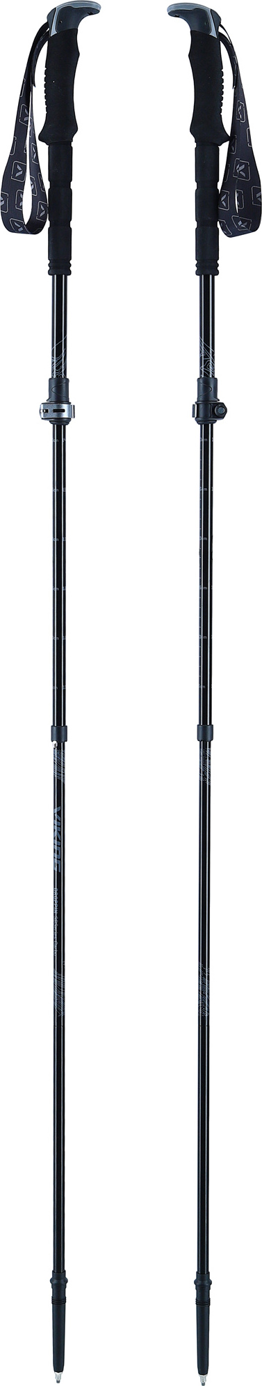 Trekingové hole teleskopické VIKING Poles Droppin Sbseries černá Velikost: UNI