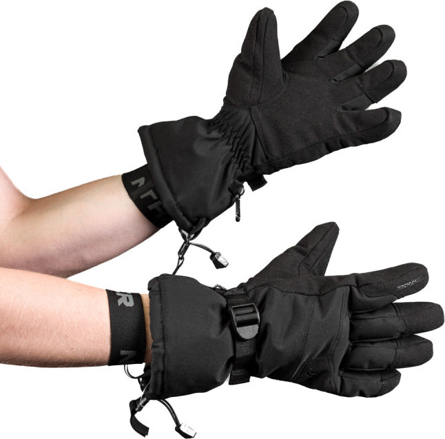 Pánské lyžařské rukavice NORTHFINDER Yangmo černé Velikost: XL