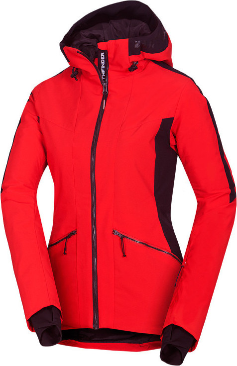 Dámská lyžařská bunda NORTHFINDER Marjorie červená Velikost: M