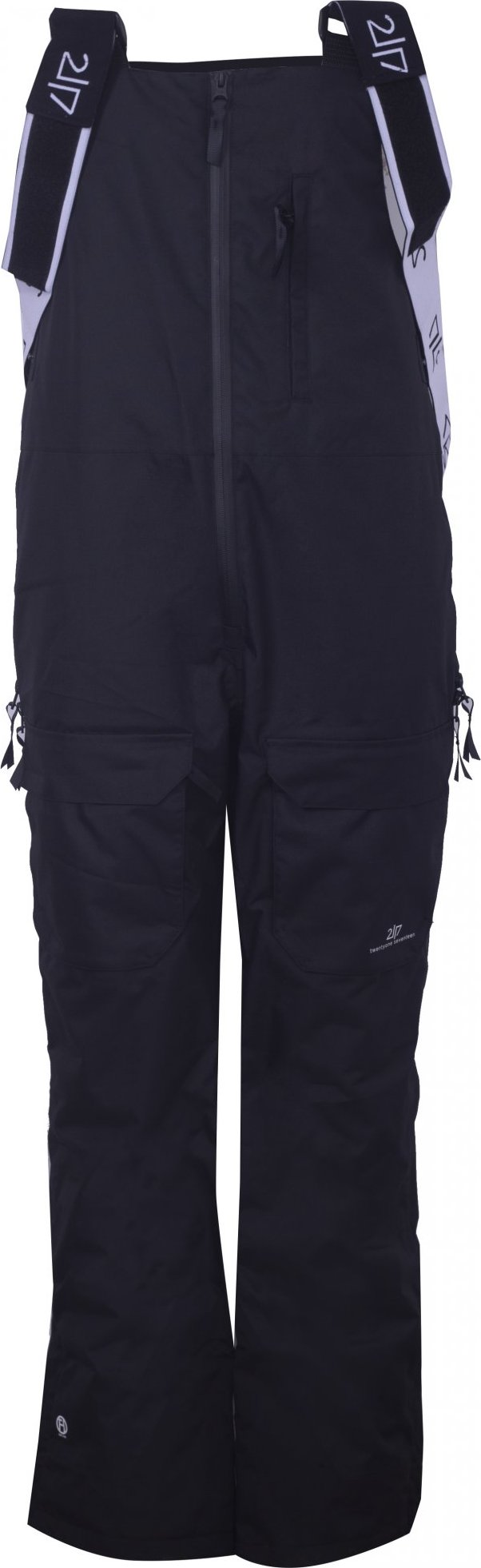 Dámské lyžařské kalhoty s náprsenkou 2117 Backa Eco černá Velikost: M