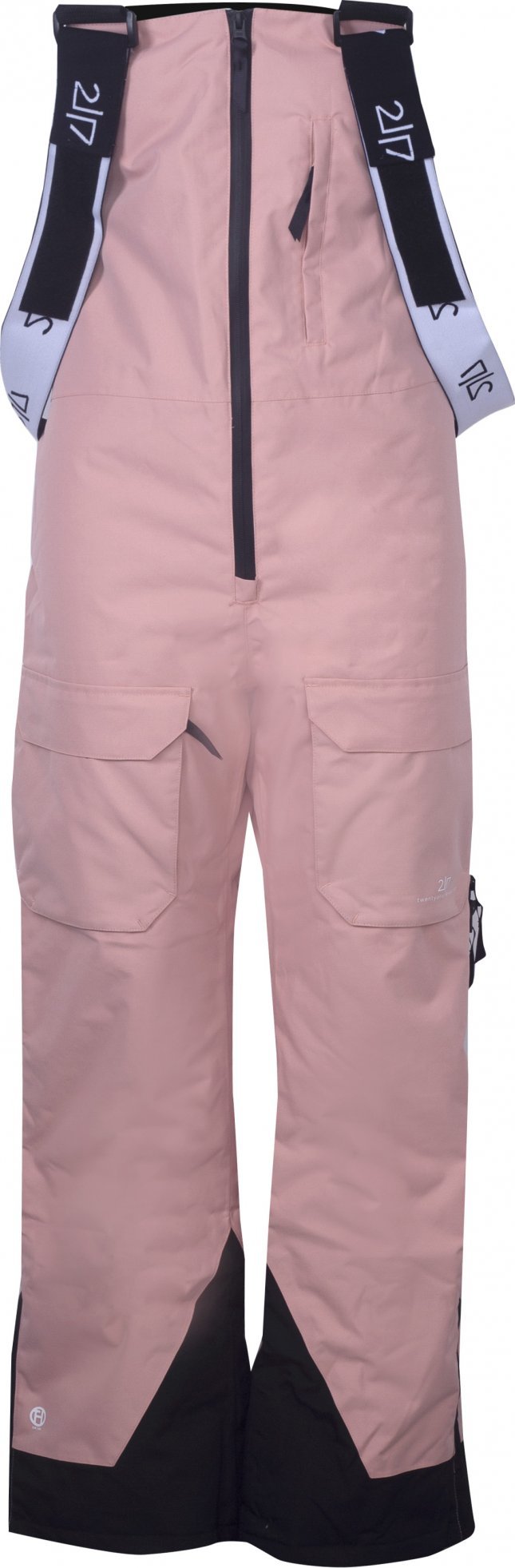 Dámské lyžařské kalhoty s náprsenkou 2117 Backa Eco růžová Velikost: XS