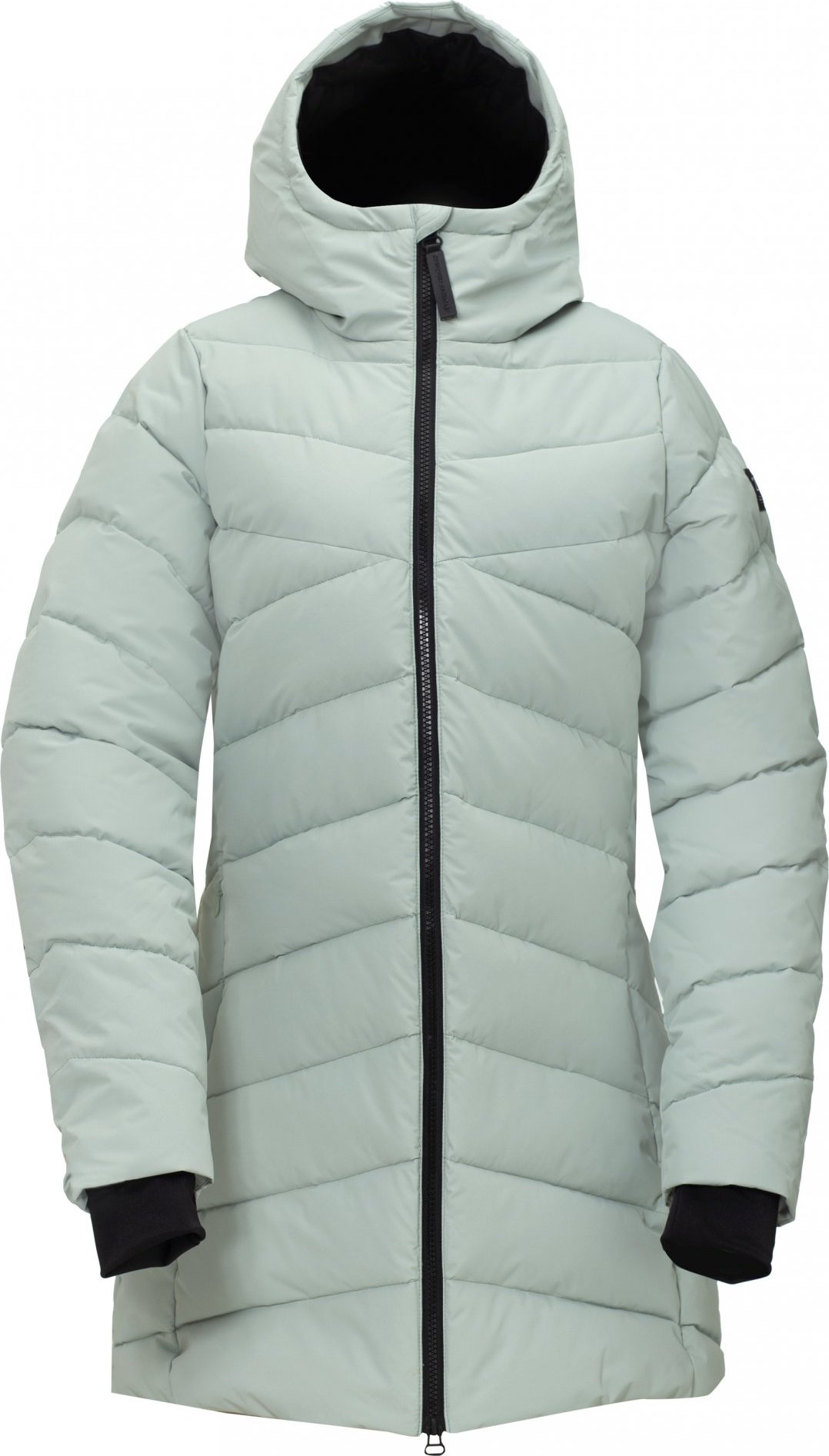 Dámský zateplený kabát 2117 AAnneberg Eco světle mátová Velikost: XS
