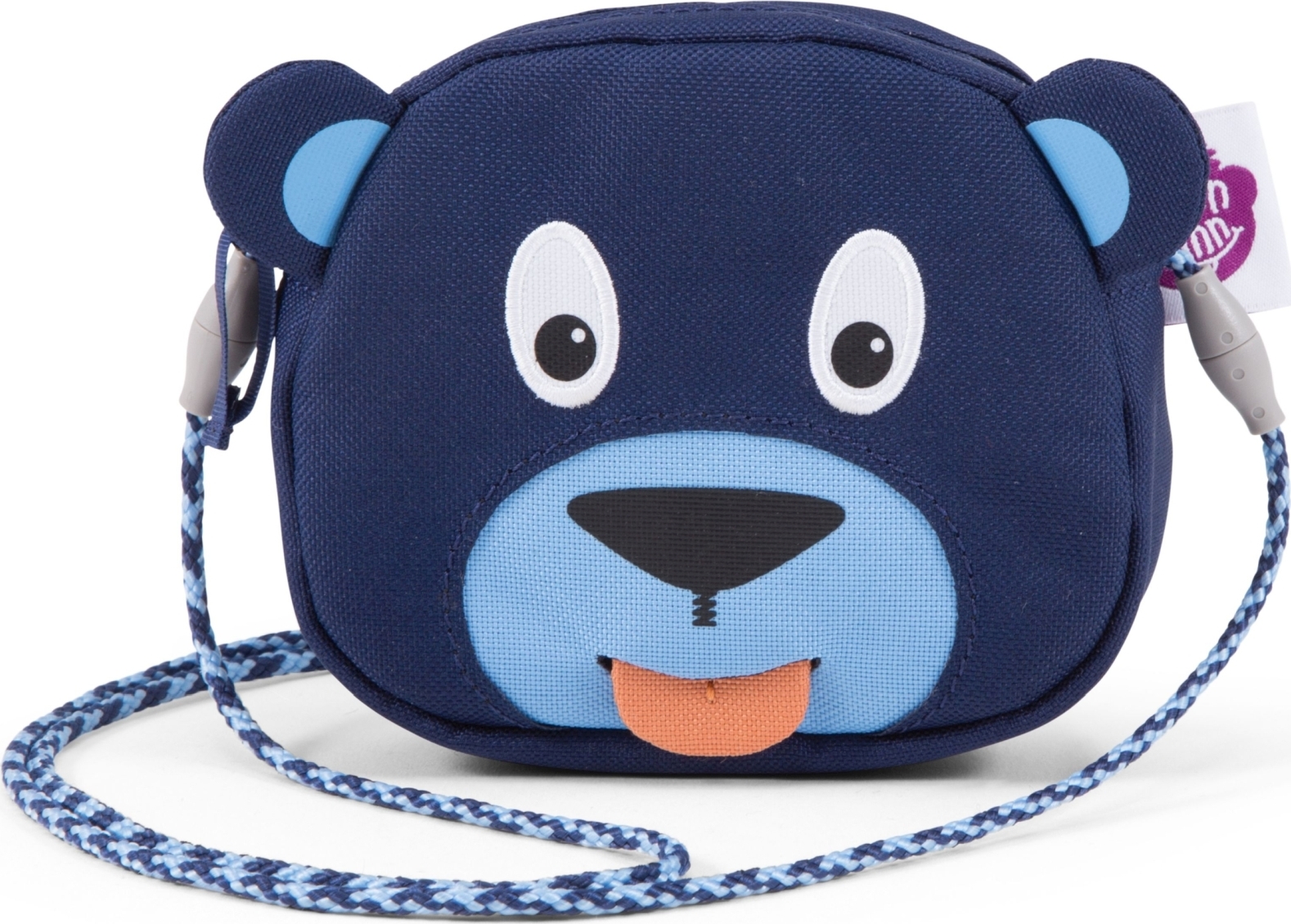 Dětská kabelka Affenzahn Kids Wallet Bobo Bear - petrol