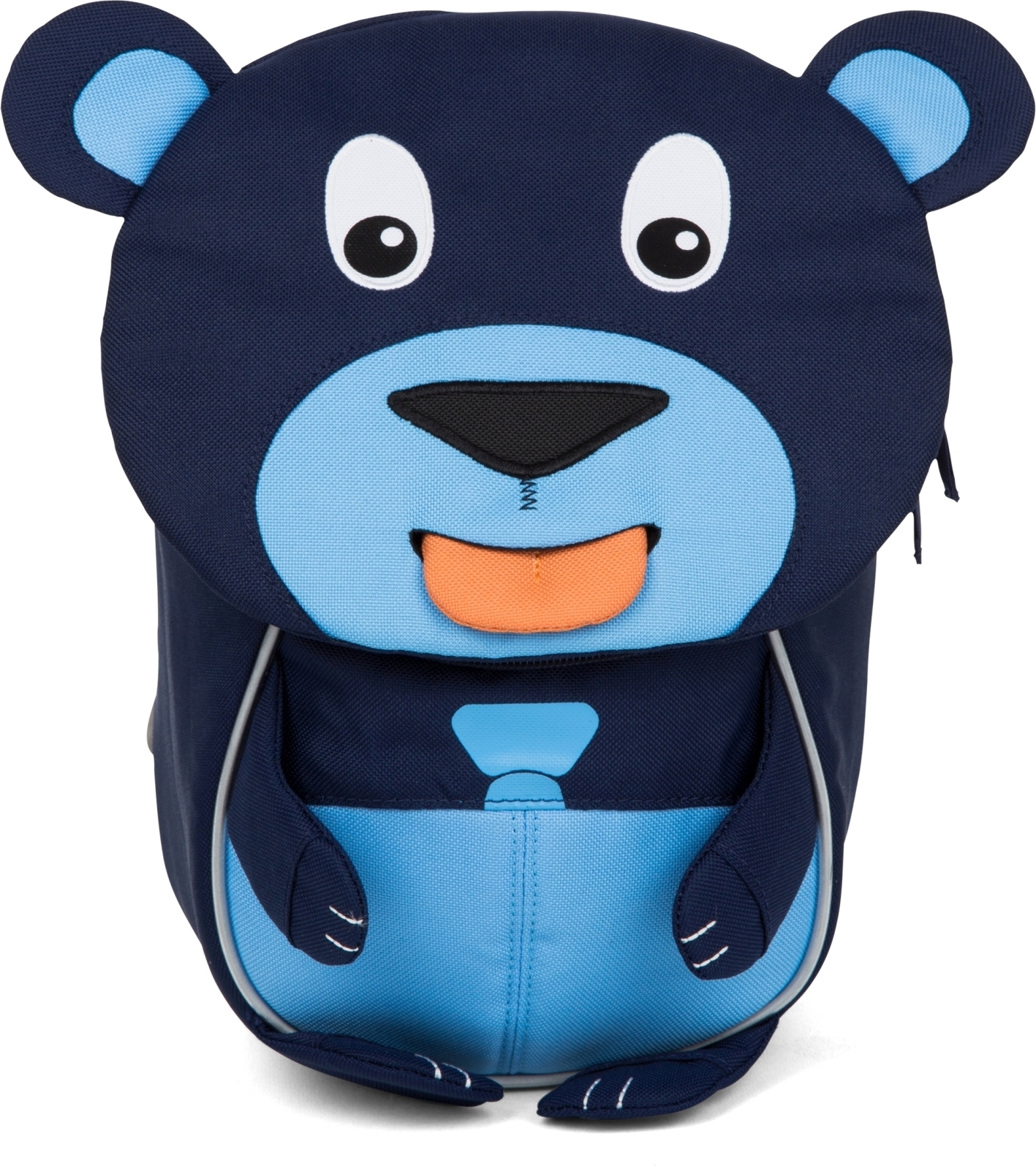 Dětský batoh pro nejmenší Affenzahn Small Friend Bobo Bear - blue 4l