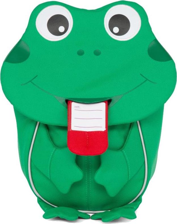 Dětský batoh pro nejmenší Affenzahn Small Friend Finn Frog - green 4l