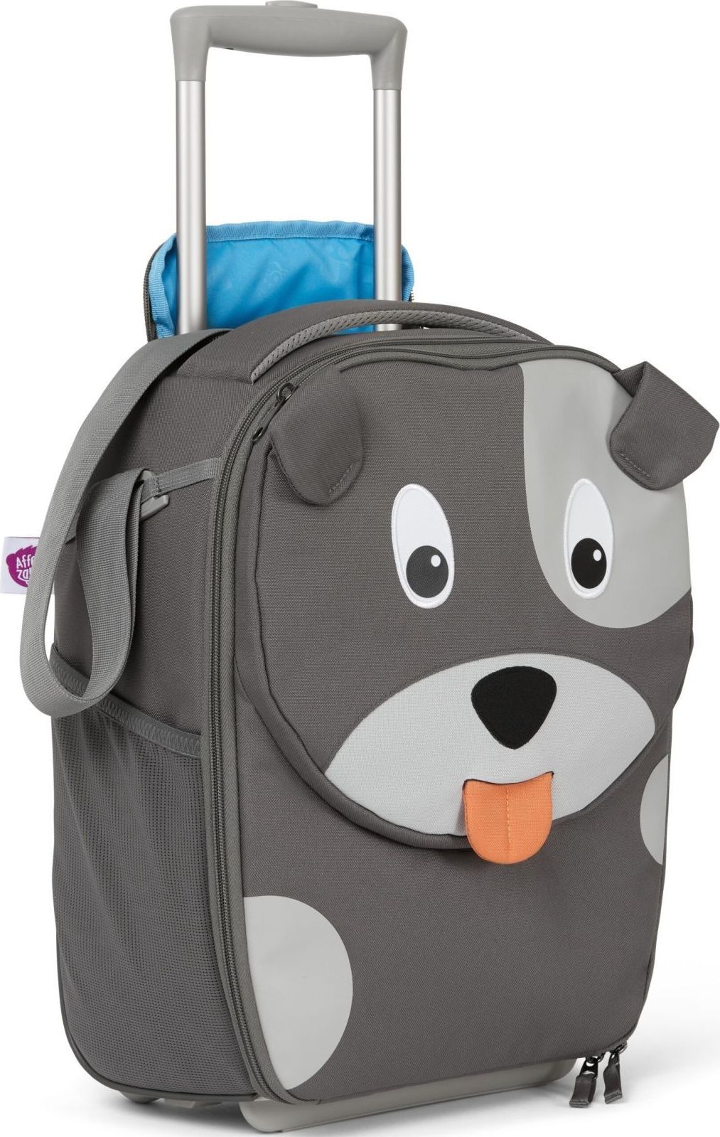 Dětský cestovní kufr Affenzahn Kids Suitcase David Dog - grey 20l