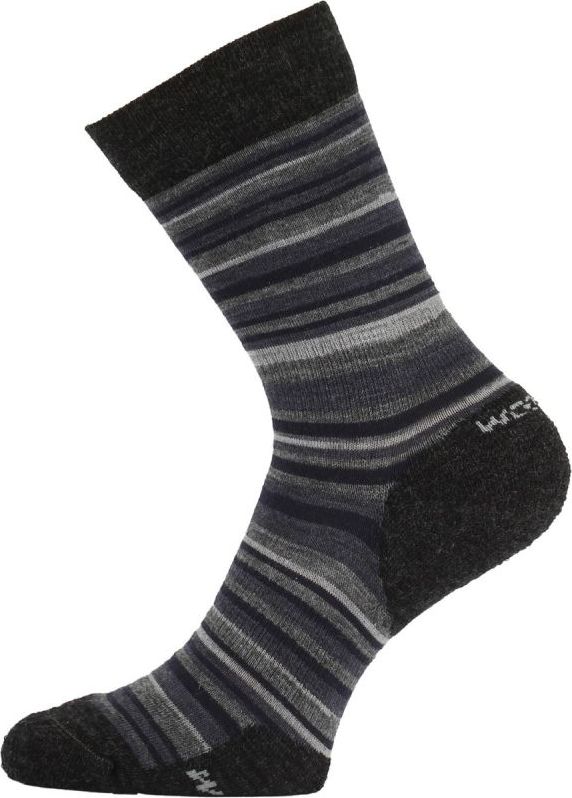 Merino ponožky LASTING Wpl šedá Velikost: (38-41) M
