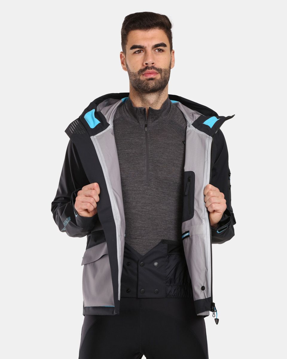 Pánská nepromokavá bunda KILPI LTD Archer černá Velikost: 3XL