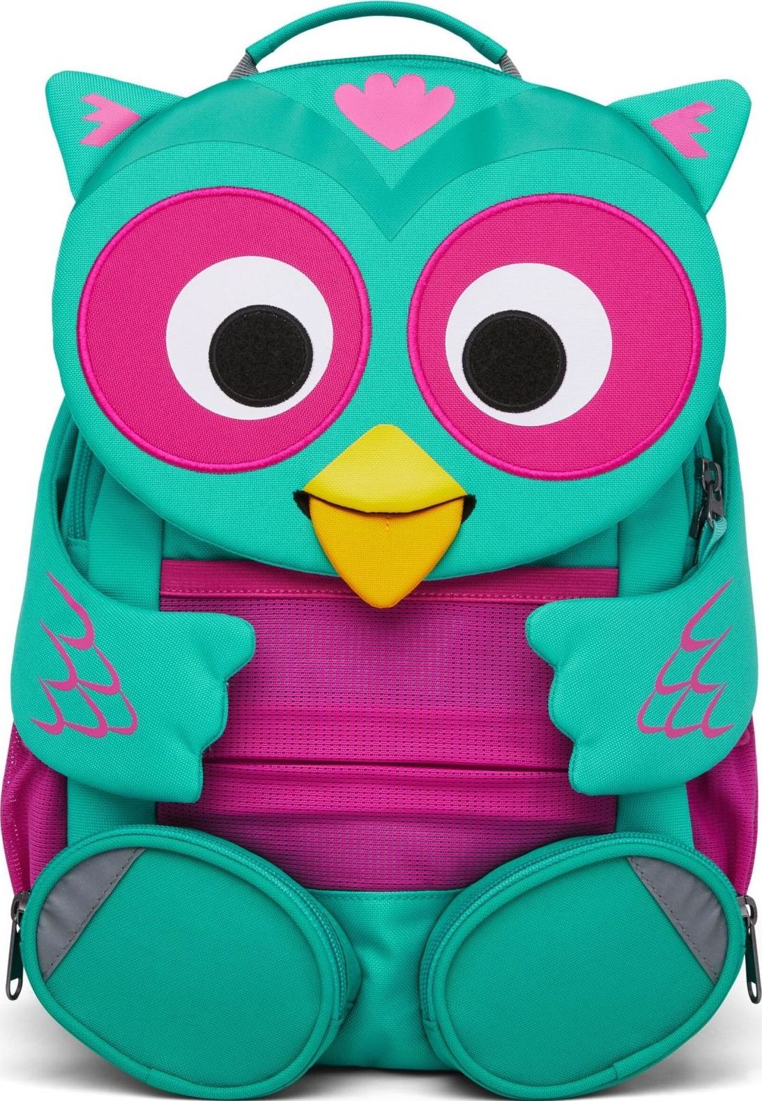 Dětský batoh do školky Affenzahn Large Friend Owl - turquoise