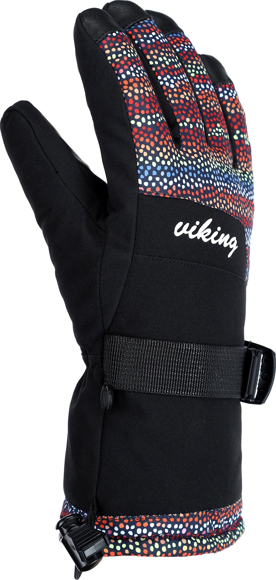 Dámské lyžařské rukavice VIKING Tanuka černá Velikost: 5