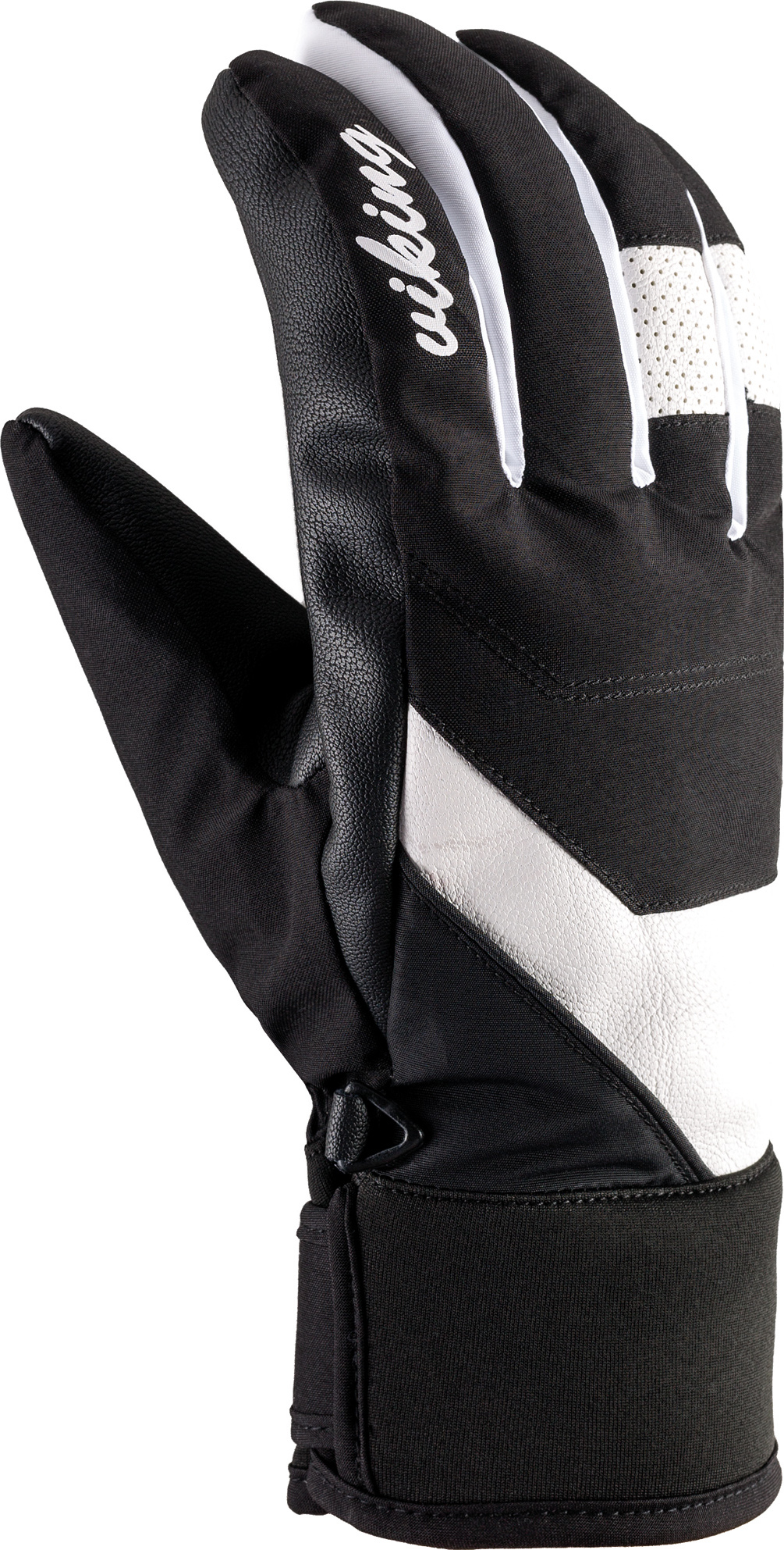 Dámské lyžařské rukavice VIKING Fiorentini černobílá Velikost: 6