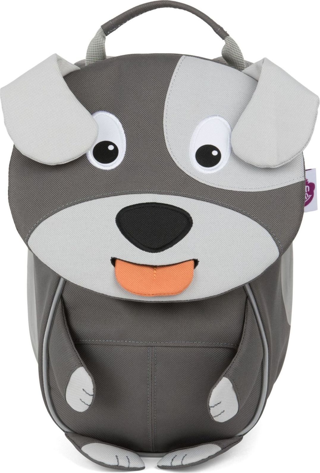 Dětský batoh pro nejmenší Affenzahn Small Friend Dog - grey