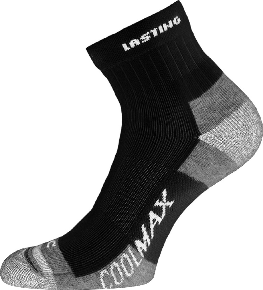 Běžecké ponožky LASTING Rnc černé Velikost: (34-37) S