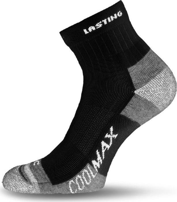 Běžecké ponožky LASTING Rnc černé Velikost: (34-37) S