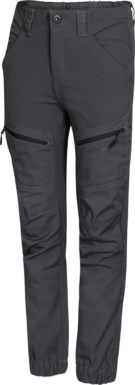 Dětské outdoorové kalhoty ALPINE PRO Zarmo šedé Velikost: 152-158