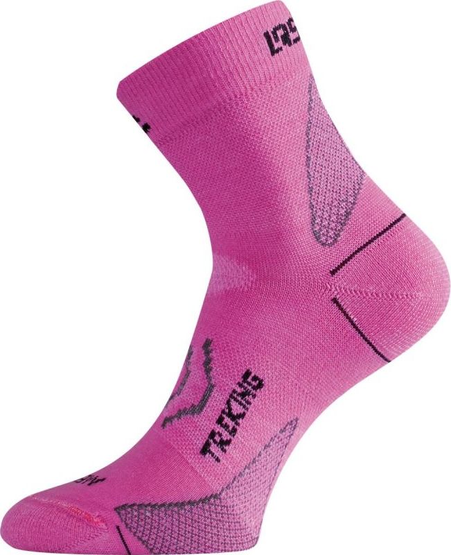 Merino ponožky LASTING Tnw růžové Velikost: (38-41) M