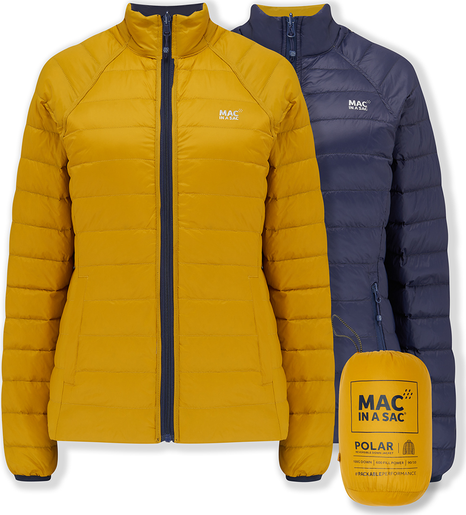 Dámská péřová oboustranná bunda MAC Polar Navy/Mustard Ws Velikost: XS