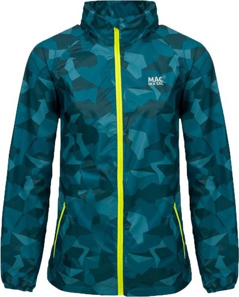 MAC IN A SAC Dámská nepromokavá bunda MAC Edition Teal Camo 10k Velikost: XXXL