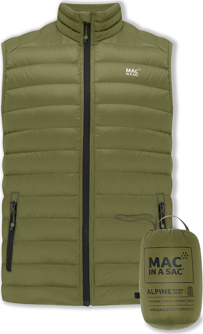 Pánská péřová vesta MAC Alpine Dg khaki Velikost: XL