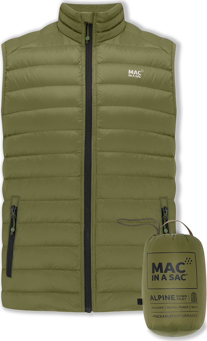 Pánská péřová vesta MAC Alpine Dg khaki Velikost: M