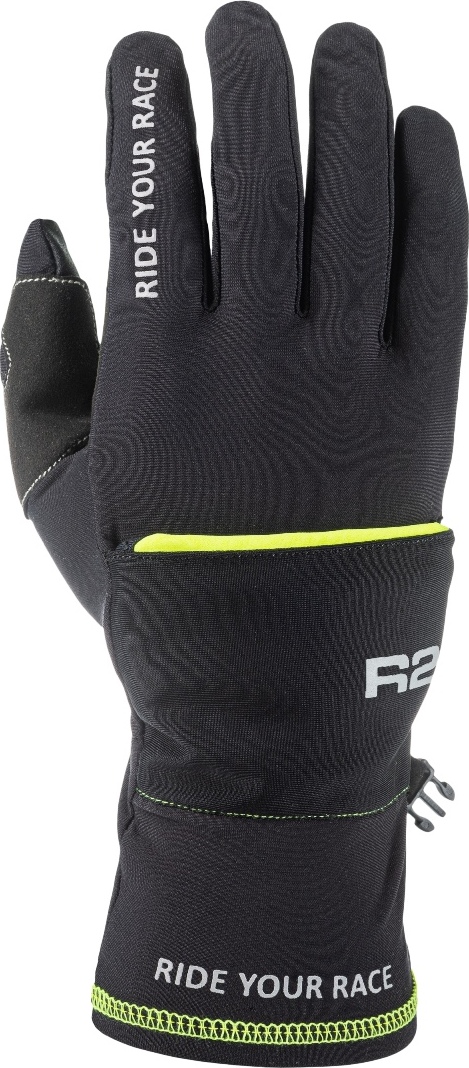 Zateplené rukavice R2 Cover černá Velikost: L
