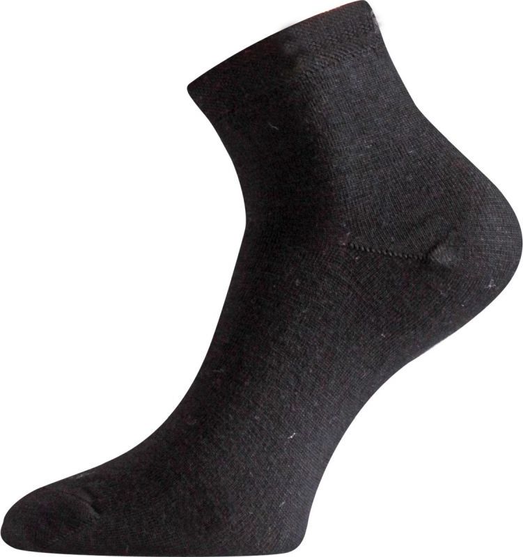 Merino ponožky LASTING Was černé Velikost: (34-37) S