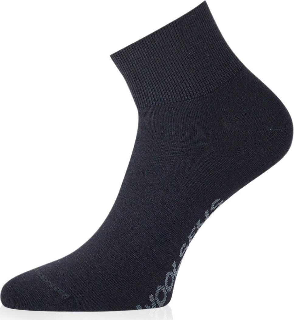 Merino ponožky LASTING Fwe černé Velikost: (38-41) M