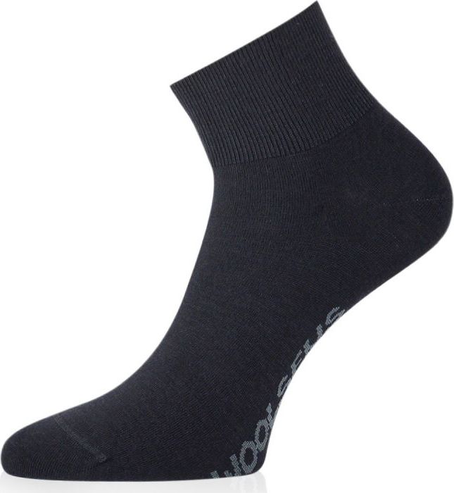 Merino ponožky LASTING Fwe černé Velikost: (38-41) M