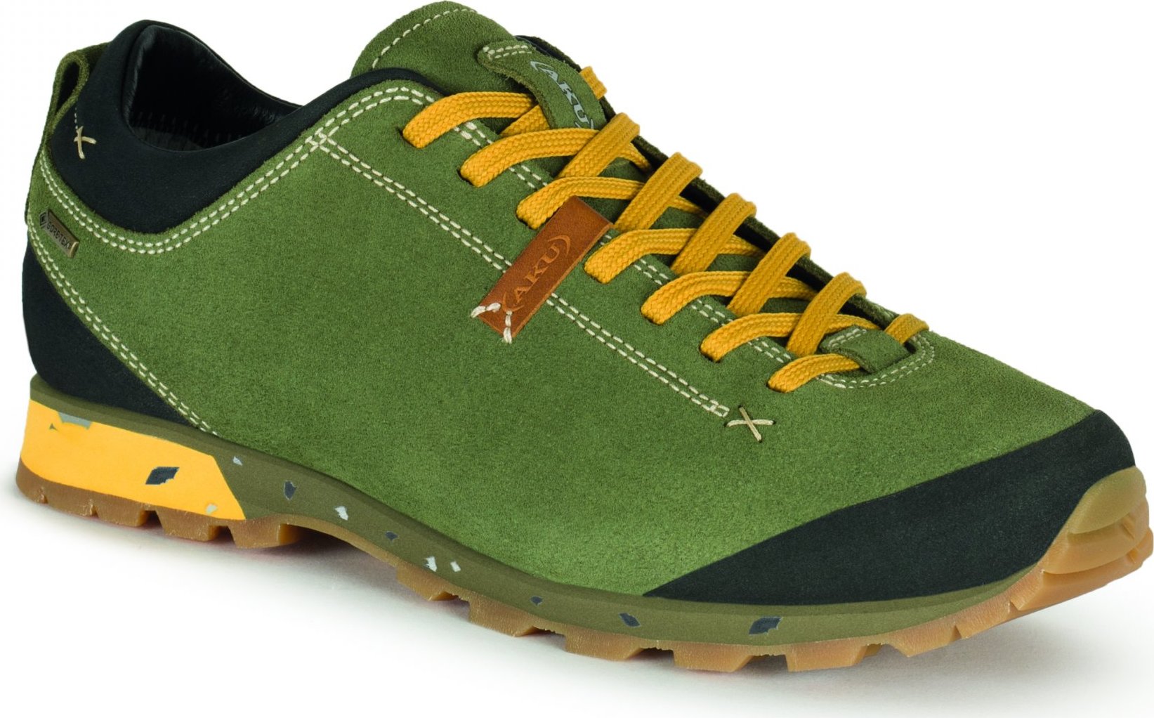 Pánské vycházkové boty AKU BELLAMONT 3 SUEDE GTX Zelené Velikost: 11 (46)